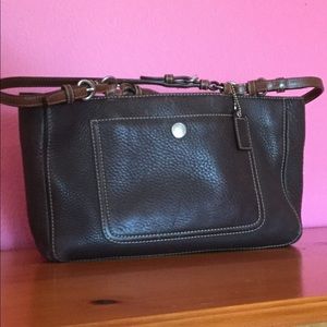 Coach leather bag